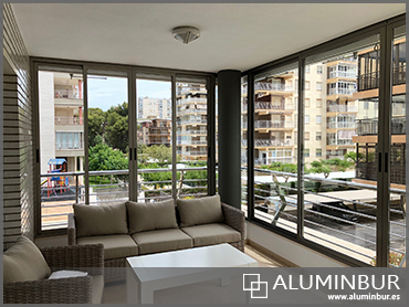 Cerramiento corredero cristal